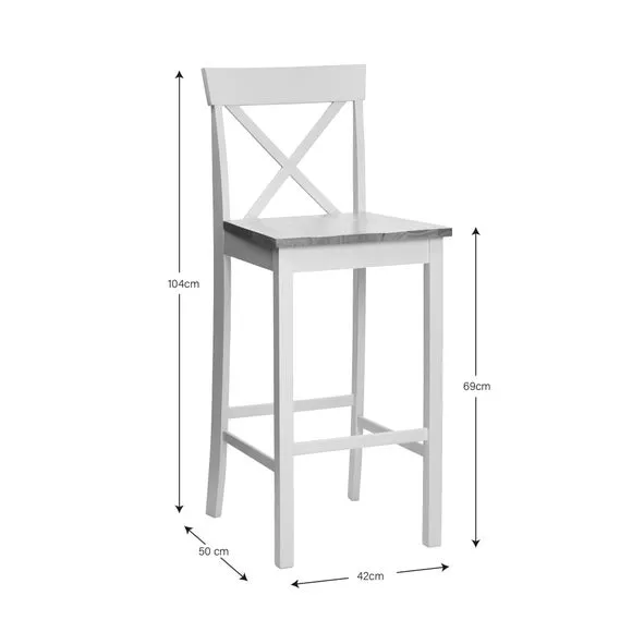 Salisbury Counter Height Bar Stool, Wood Grain 2