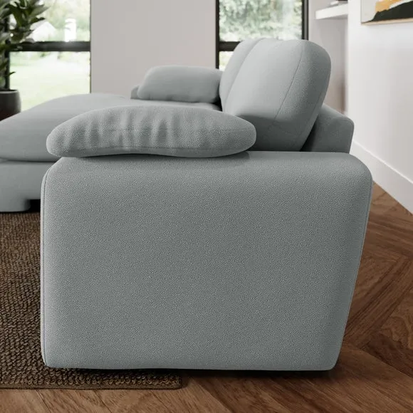 Magnus Cosy Weave Corner Chaise Sofa 2