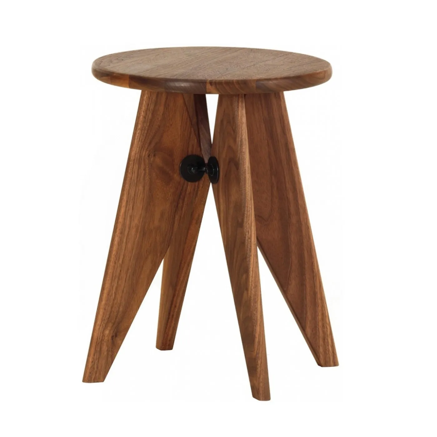 Vitra Tabouret Bois in Walnut 1