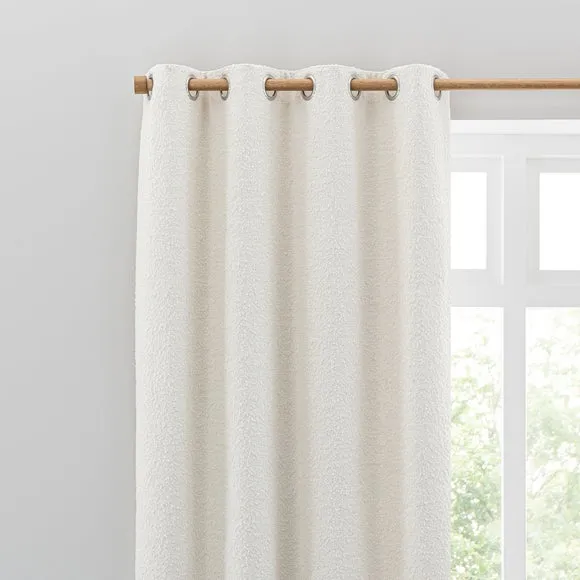 Churchgate Woodhouse Boucle Eyelet Curtains (Blackout Available) 1