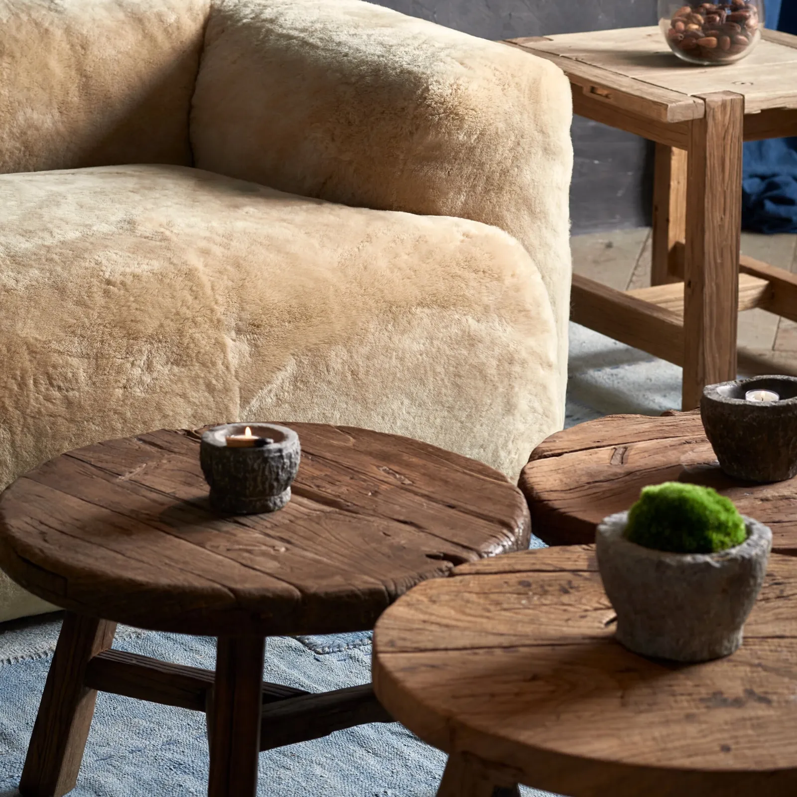 Timothy Oulton Abode Round Coffee Table, Round, Wood | Barker & Stonehouse 5