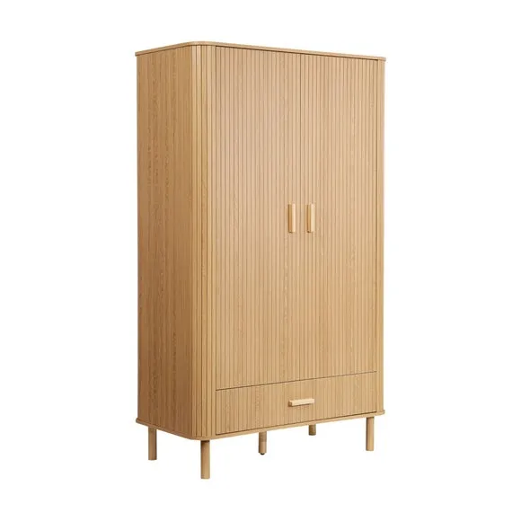 Axel 2 Door Fluted Wardrobe 6
