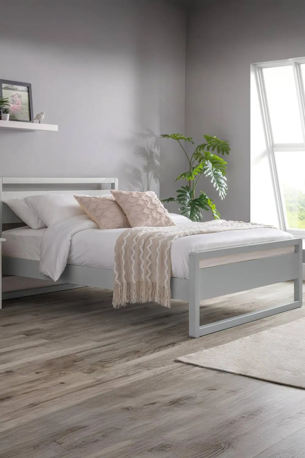 Julian Bowen Venice Bed in Grey