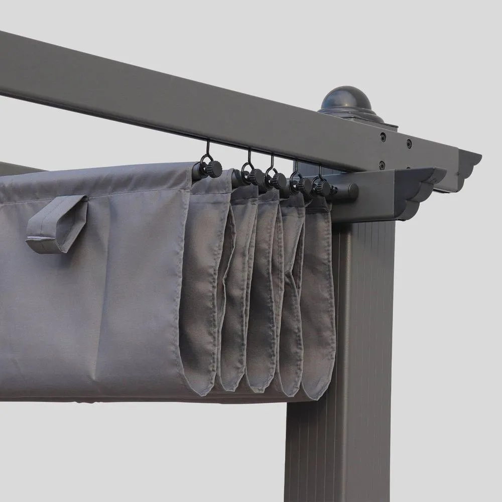 sweeek Replacement 3x4m pergola canopy roof in Grey 4