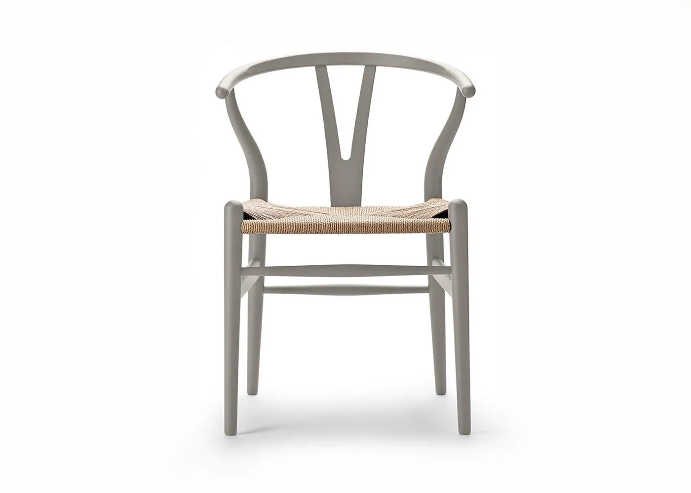 Carl Hansen & Son CH24 Wishbone Chair Soft Silver Gray