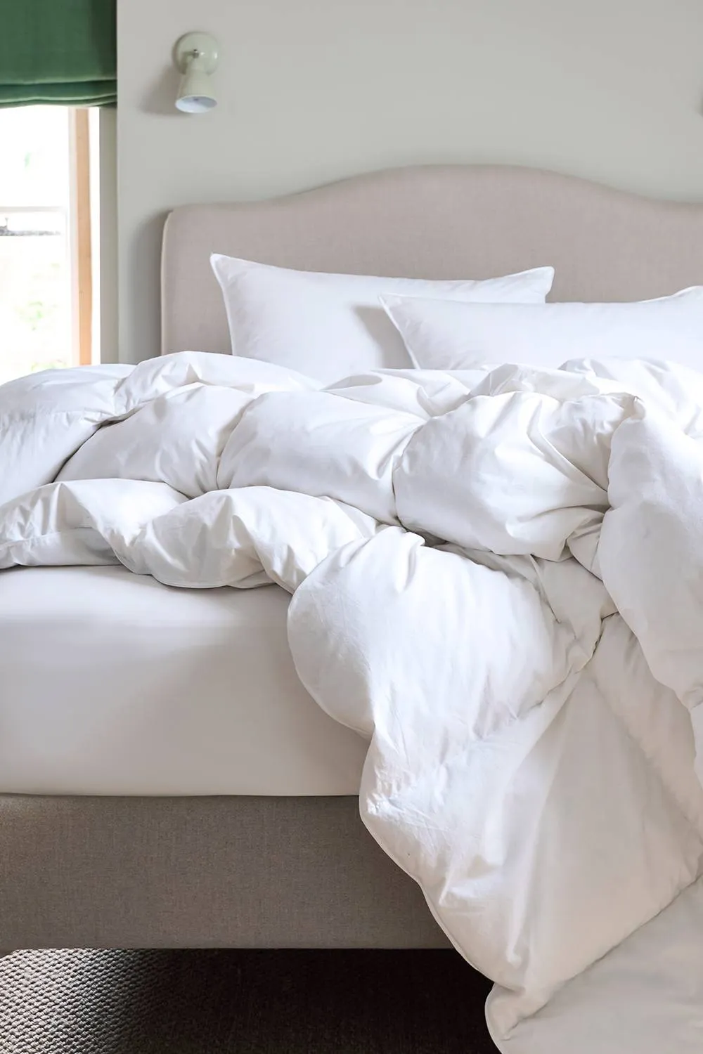 CHRISTY European Duck Feather & Down Filled All Season Duvet 10.5 Tog in White 4