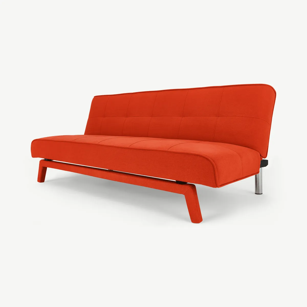 Yoko Click Clack Sofa Bed, Atomic Orange Weave