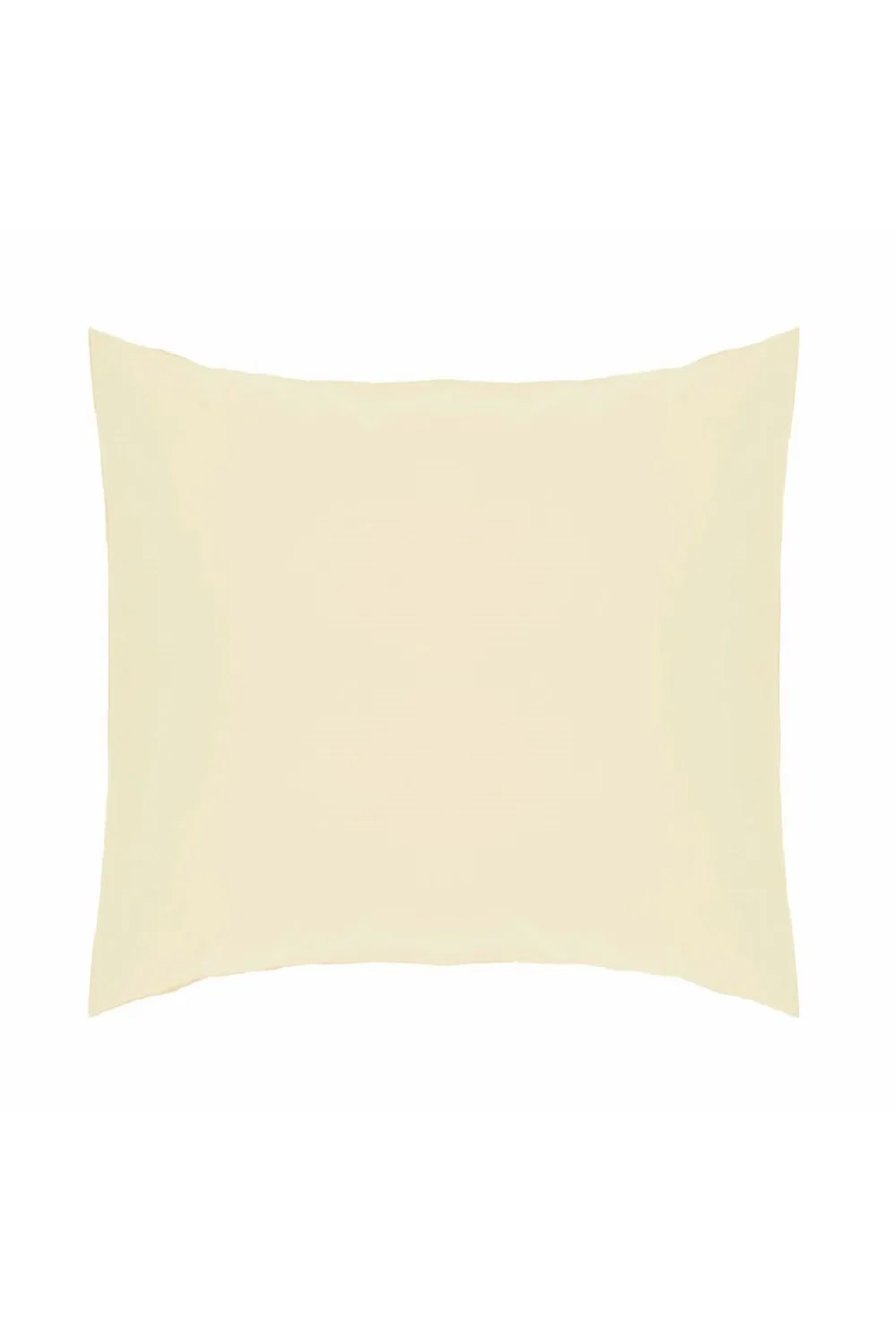 Belledorm Easy Care 200 Thread Count Cotton Polyester Percale Continental Pillowcase in Ivory 2