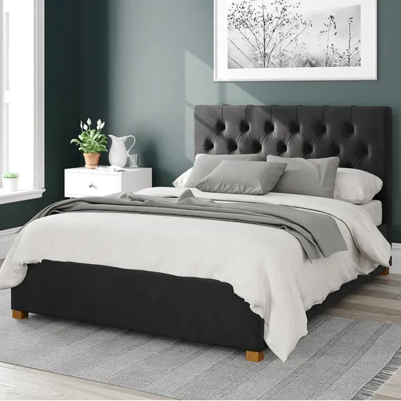 Olivier Plush Velvet Ottoman Bed Frame 2
