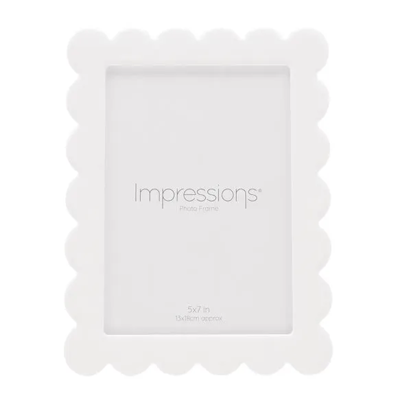 Impressions Flower Scalloped Edge Photo Frame 2
