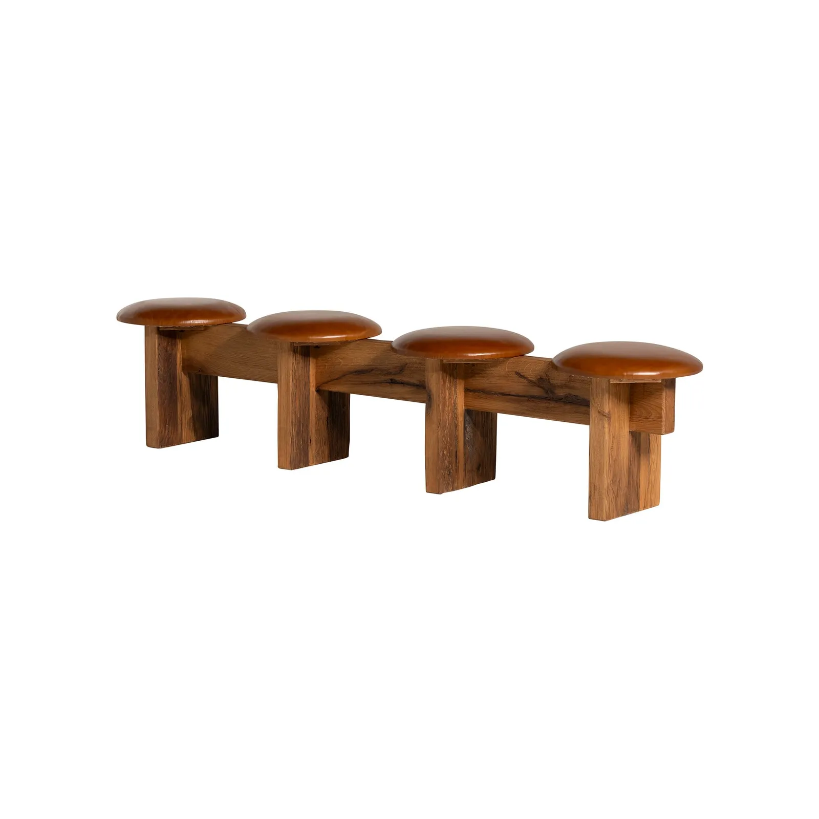 Wyre Long Bench 227X45X49Cm, Brown Oak | Barker & Stonehouse 6