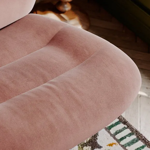 Zaley Velvet Swivel Chair 4