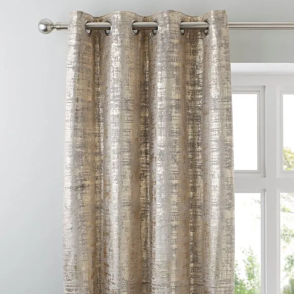 Romano Velour Eyelet Curtains (Blackout Available) 1