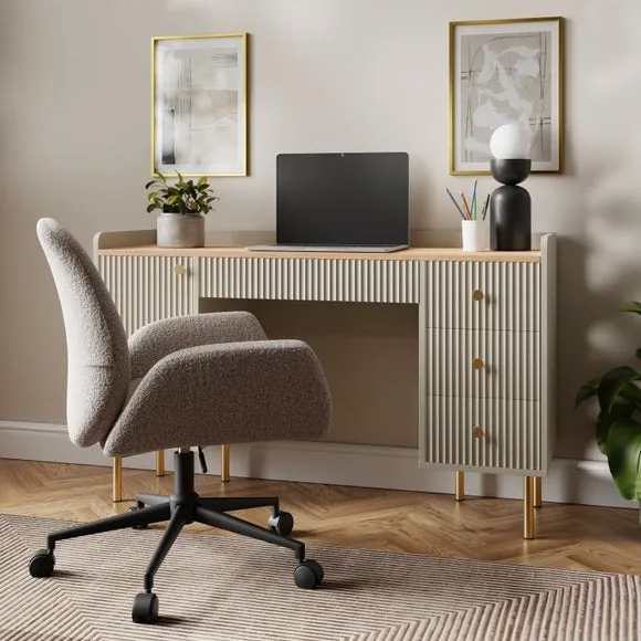 Georgi Standard 4 Drawer Desk 6