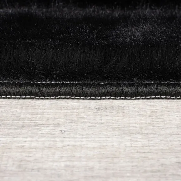 Supersoft Lush Geometric Faux Fur Arch Rug 4