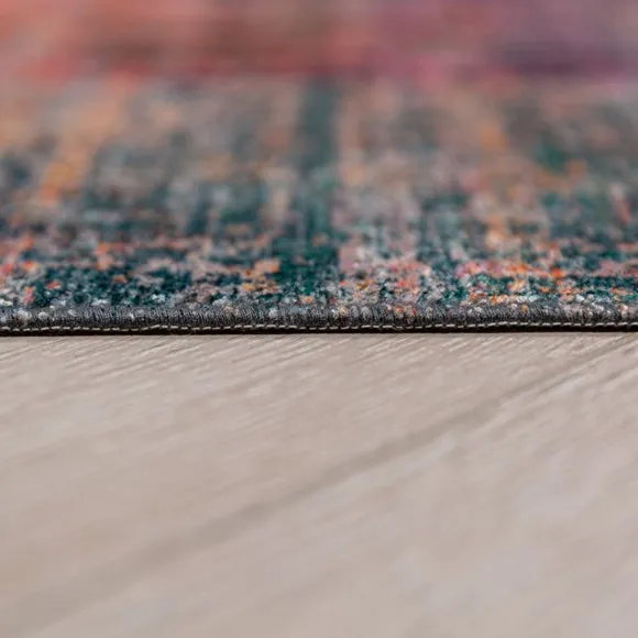 Haze Abstract Washable Rug 4