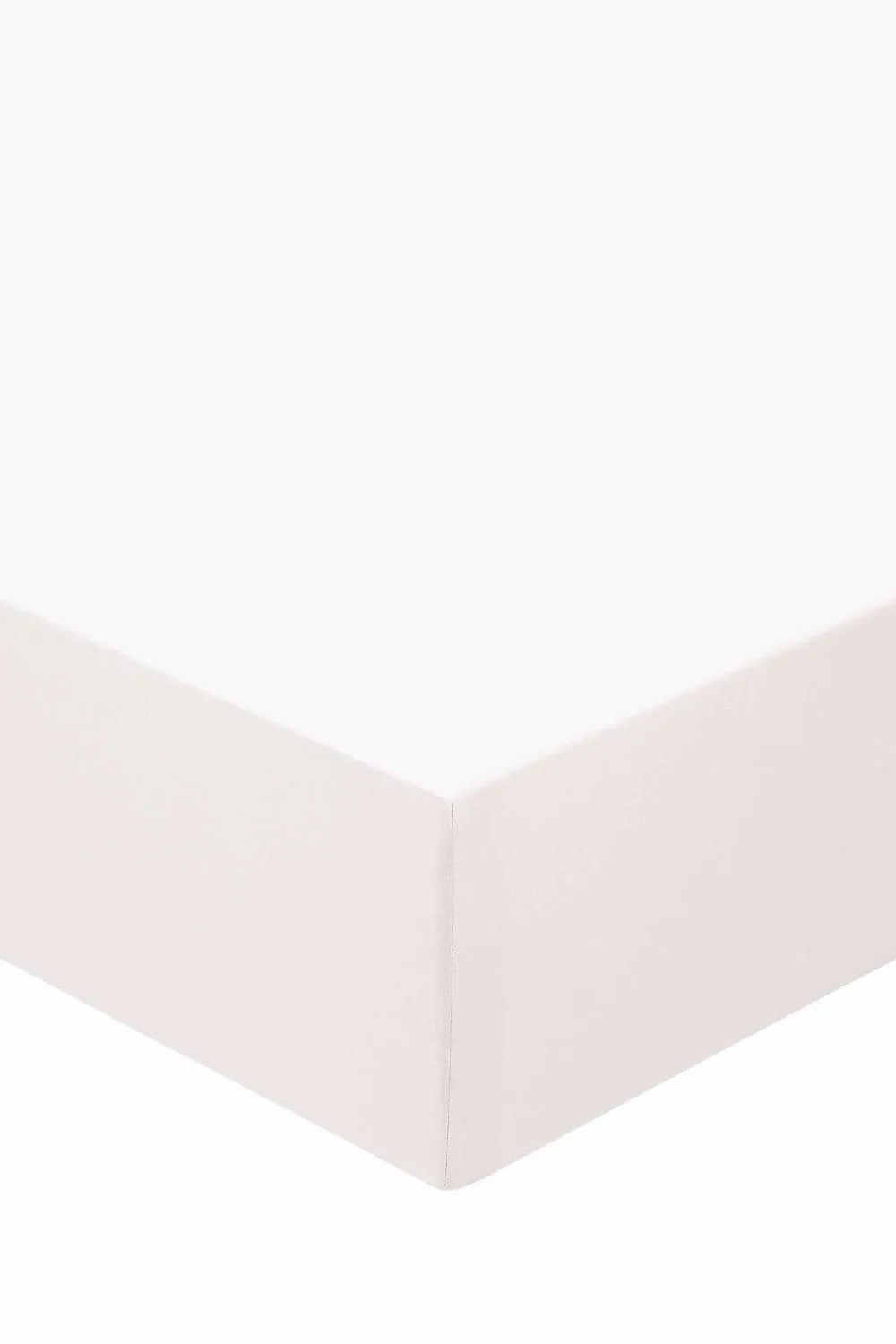 Murmur ' 500TC' Plain Dye Fitted Sheet in White