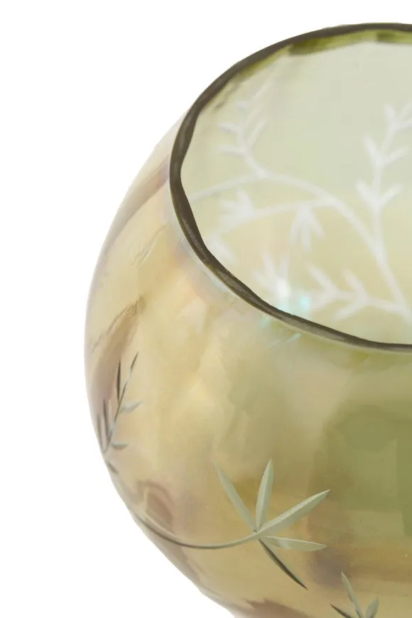 Bloom Engraved Shimmer Tealight Holder 6