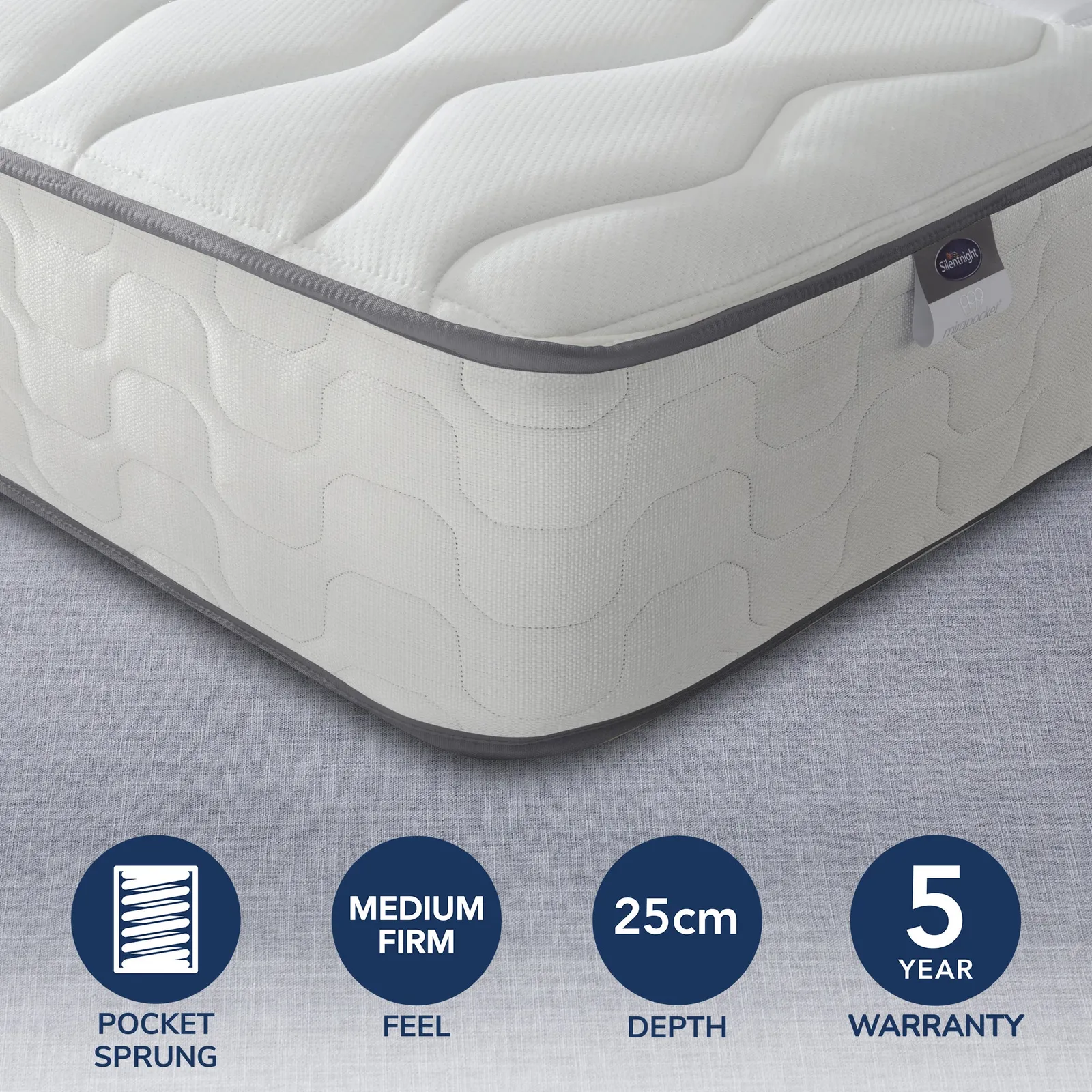 Silentnight Medium Firm 800 Pocket Mattress 1