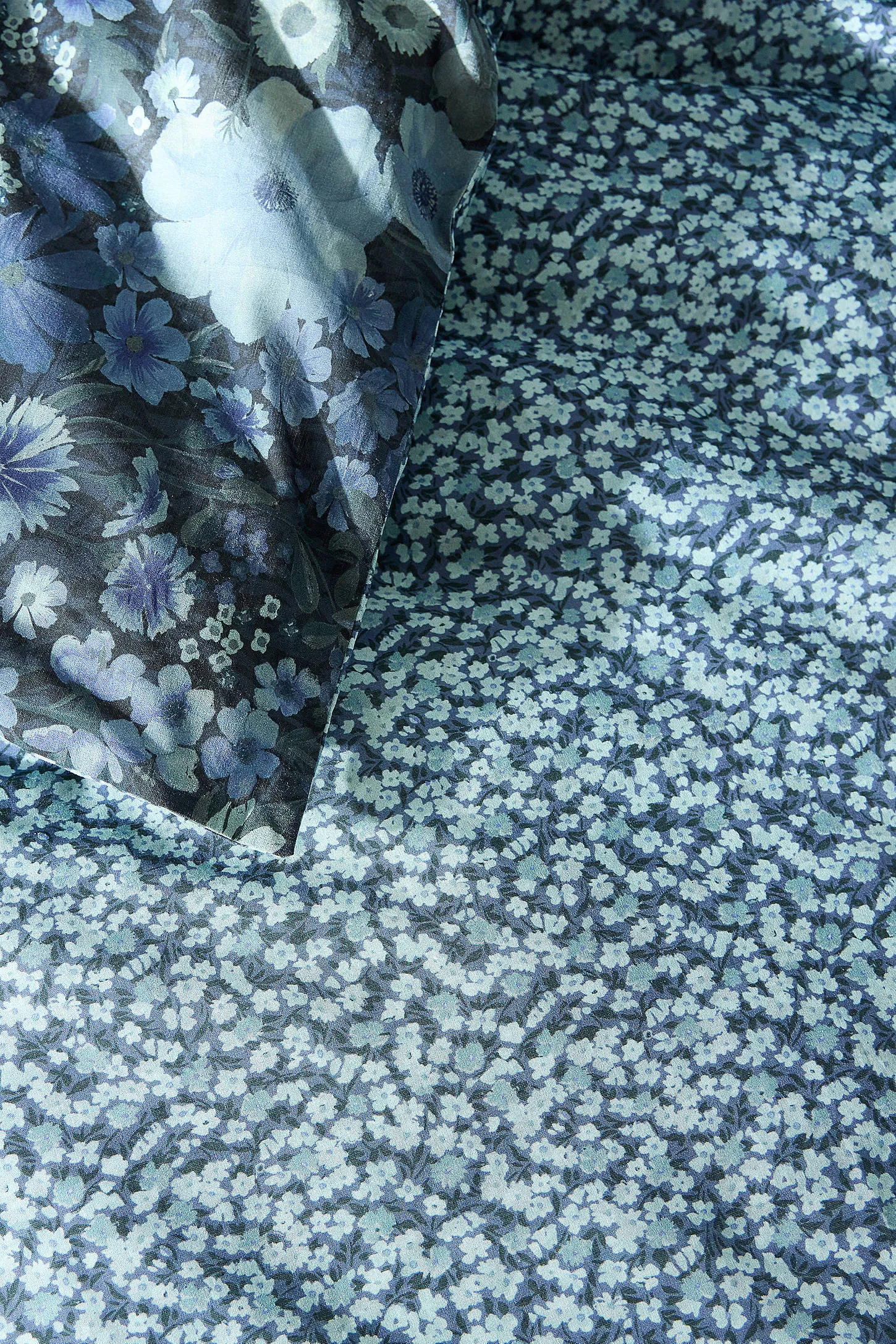 Blue Marti Floral Duvet Set - Blue Single 4