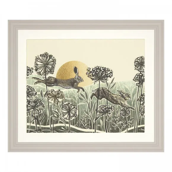 Cedar & Sage Light of Day Hare Framed Print 2