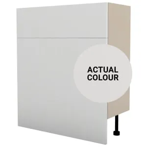Duarti By Calypso Cascade 700mm Floor Reaching Full Depth Toilet Unit - Mirror Grey