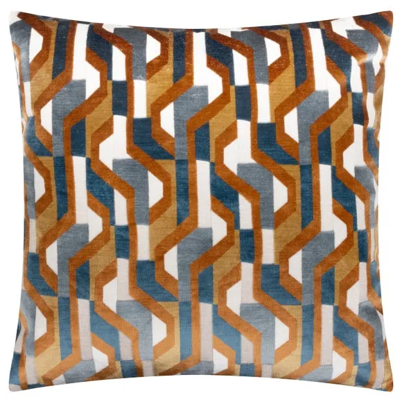 Furn. Metro Prism Velvet Square Cushion 3
