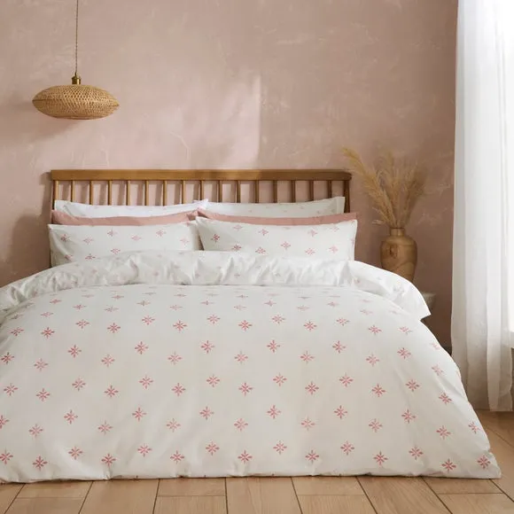 Zarah Motif 100% Cotton Duvet Cover & Pillowcase Set 1