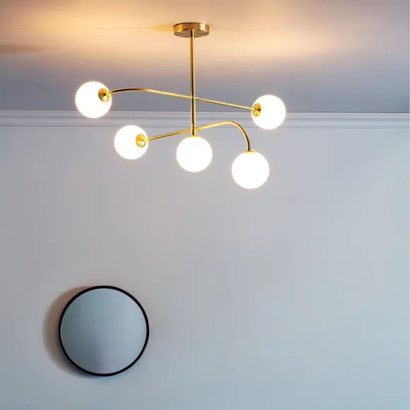 Vogue Hartwell 5 Light Semi Flush Ceiling Light 3