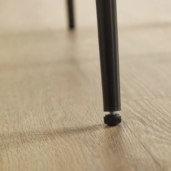 Kiley Dining Chair with Black Legs, Velvet 3