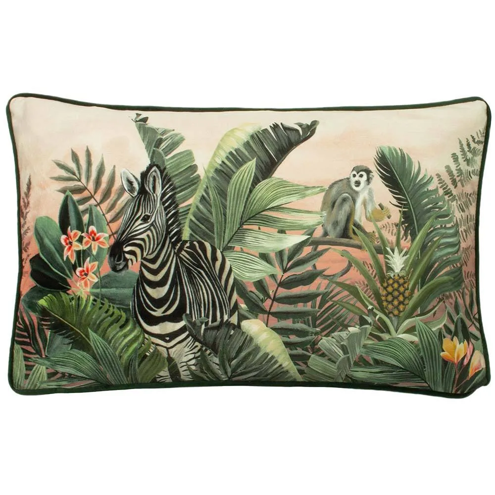Evans Lichfield Manyara Zebra Printed Cushion