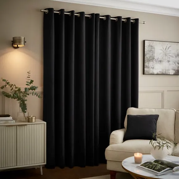 Luxe Velour Eyelet Curtains (Blackout Available) 4