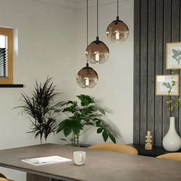 EGLO Ariscani 1 Ombre 3 Light Cluster Ceiling Light