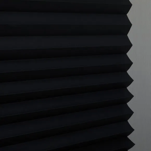 Blackout Temporary Pleated Blind 2