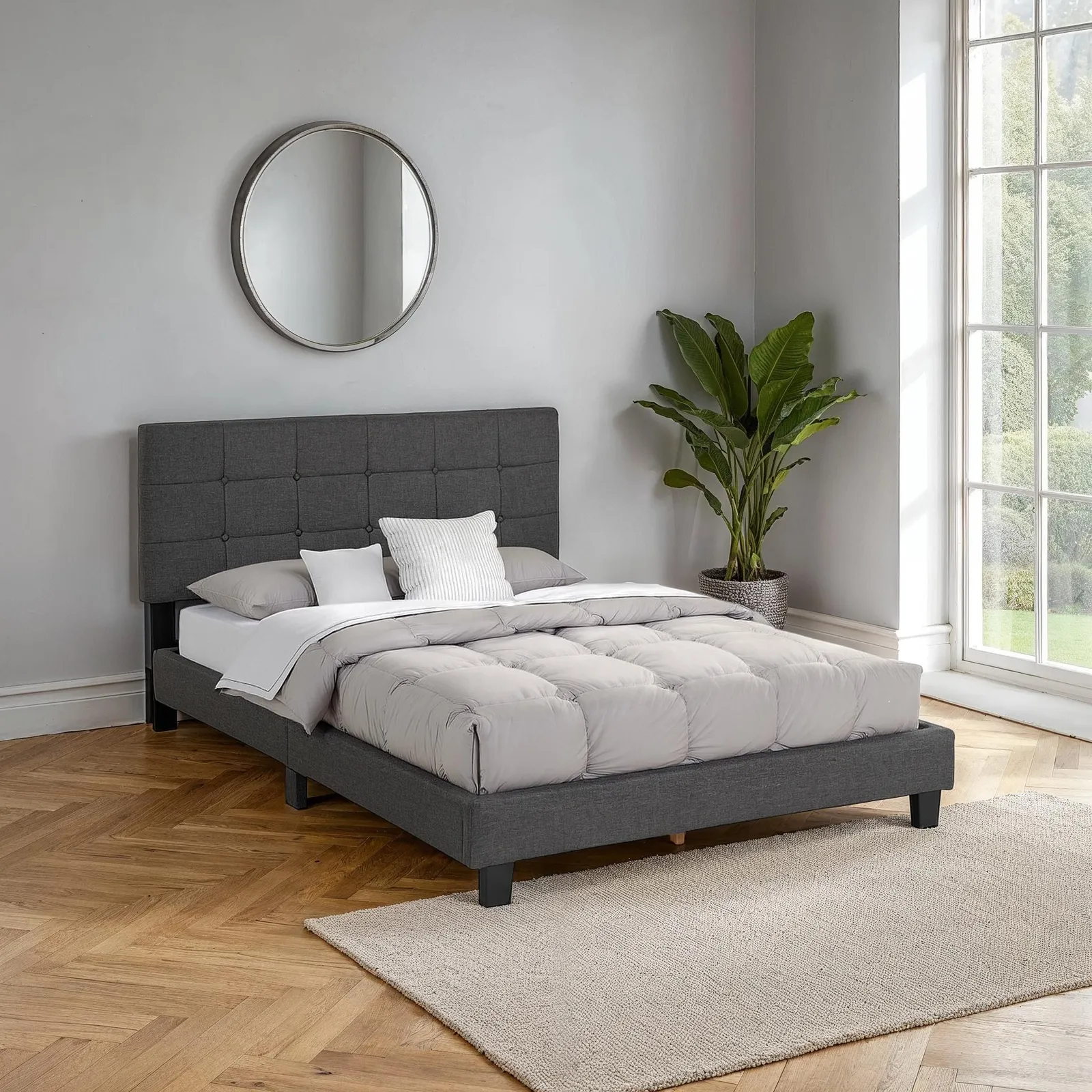 Seconique Arran 4'6" Bed (Double) in Grey 1