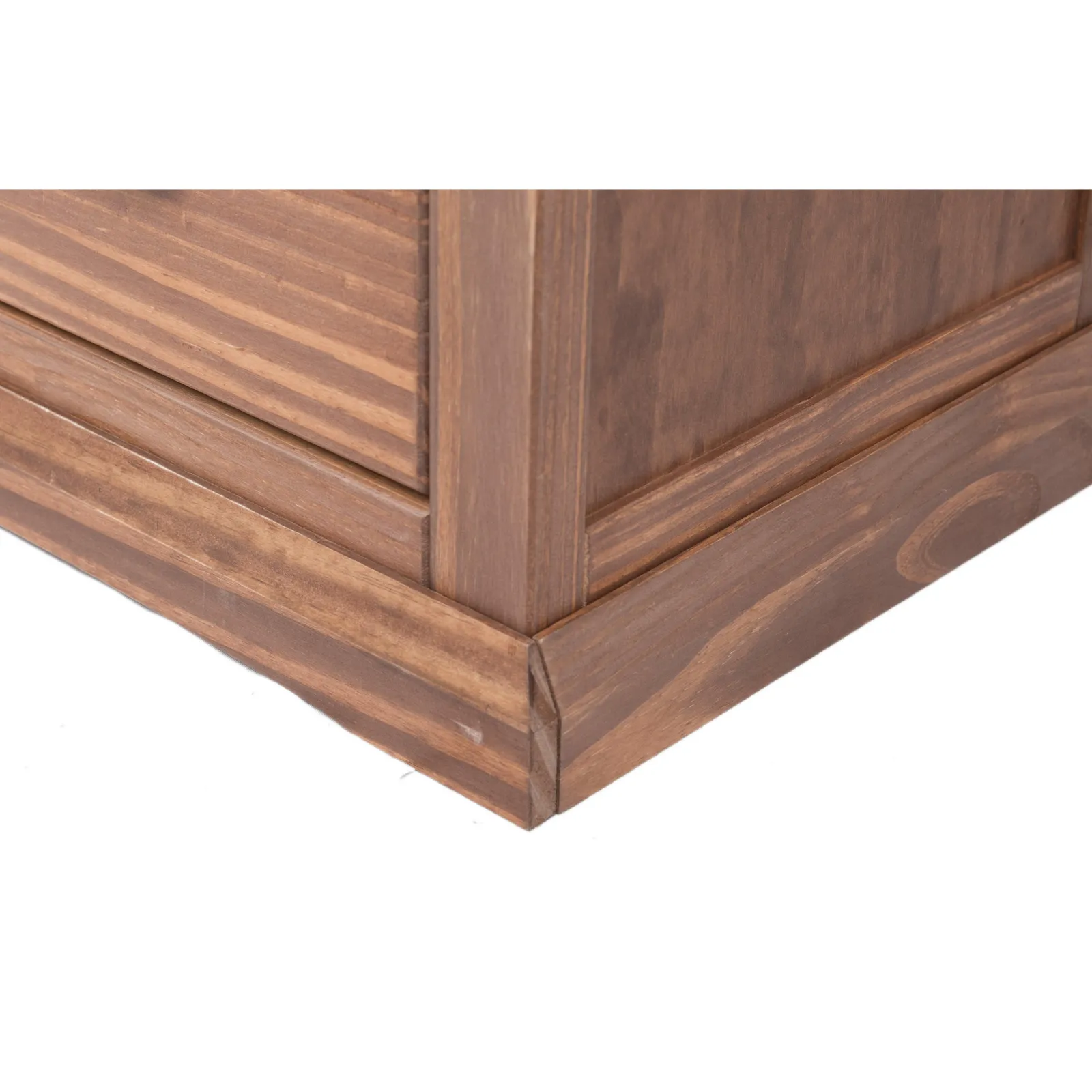 Cabinet Bits Tirolo 6 Drawer Chest of Drawers Bras Drop Handle in Brown 6