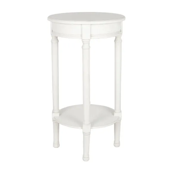 Pacific Heritage Round Side Table, Painted Pine 4