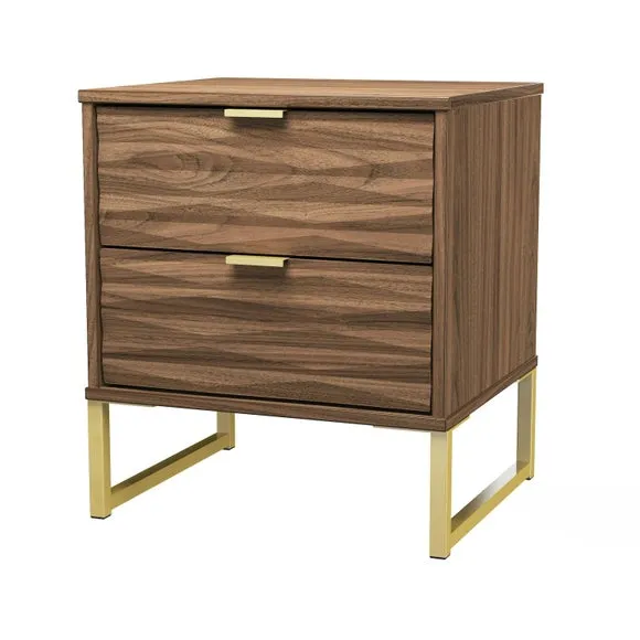 Tuxford 2 Drawer Bedside Table 4