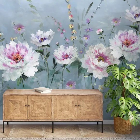 Elegant Floral Wall Mural 2