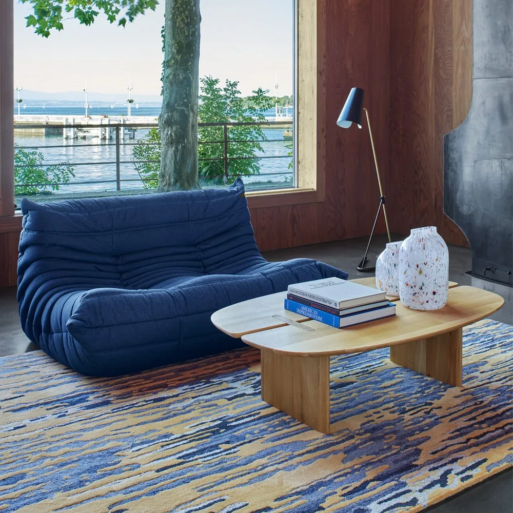 Ligne Roset Togo Small Settee in Capa Ecru 3