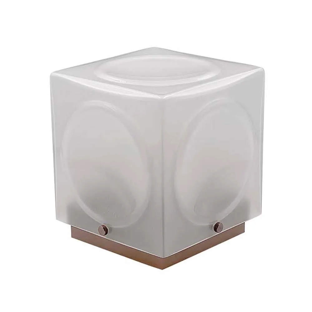 Lee Broom Chant Portable Table Lamp Frosted & Bronze 2