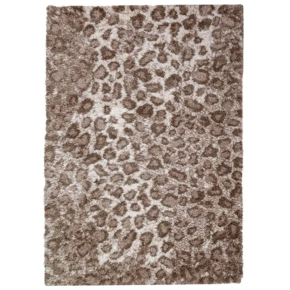 Indulgence Leopard Luxe Shaggy rug 5