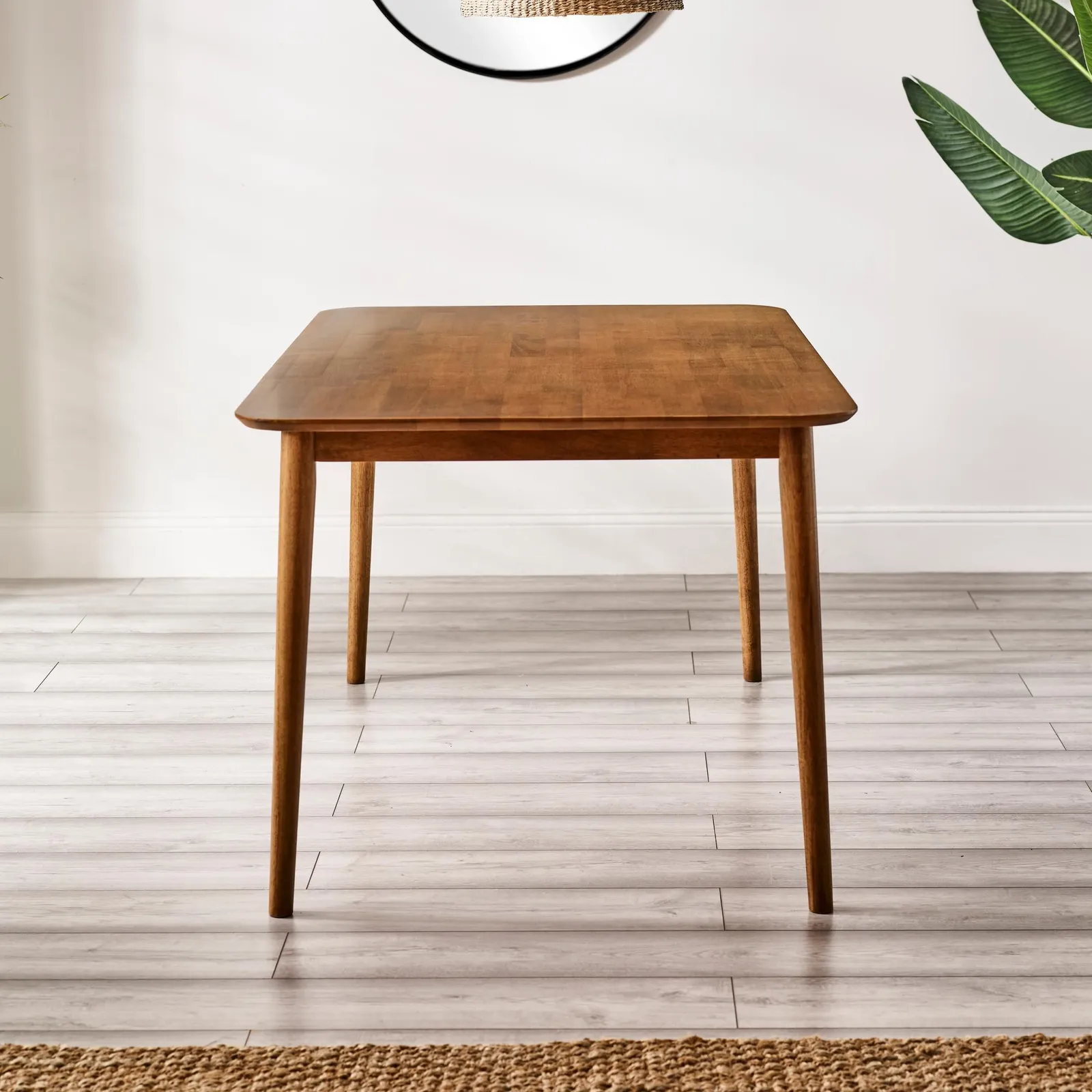 FurnitureboxUK Lynton Large Wooden Dining Table & 6 Dining Chairs in Walnut 5