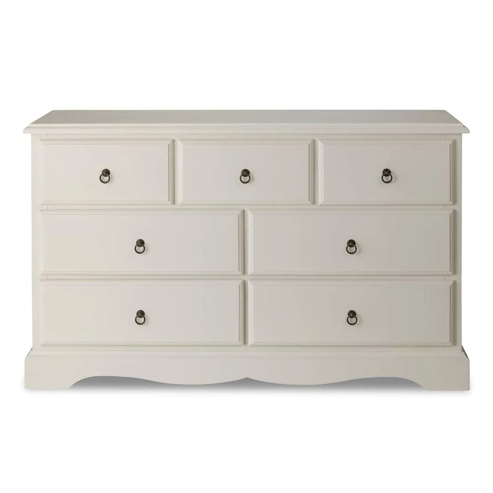 Statement Furniture Romance 3 Over 4 Chest of Drawers in Light Grey 3