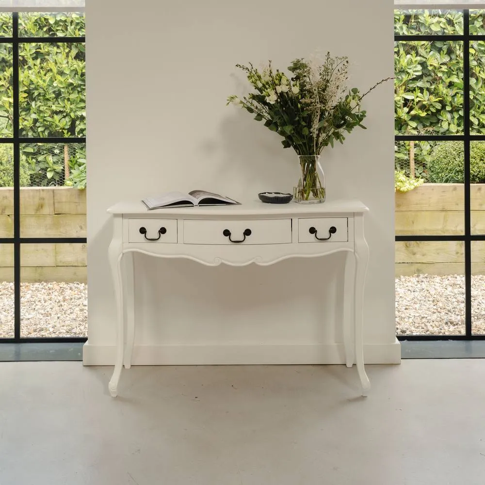 Statement Furniture Juliette Vintage Chic Dressing Table in White