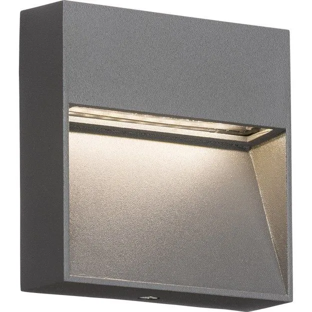Netlighting LED Square WallGuide light Grey 230V IP44 2W