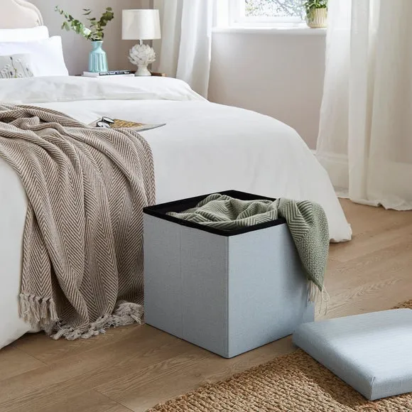 Herringbone Rectangle Ottoman 2
