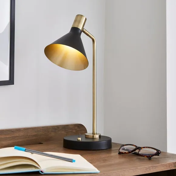 Morgan Industrial Adjustable Table Lamp