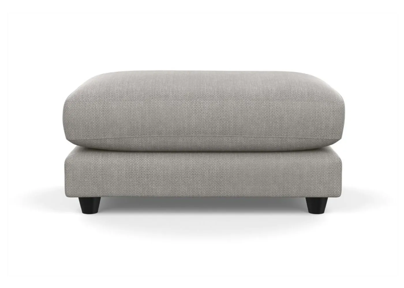 Heal's Snooze Footstool Cotton Grain Black Feet