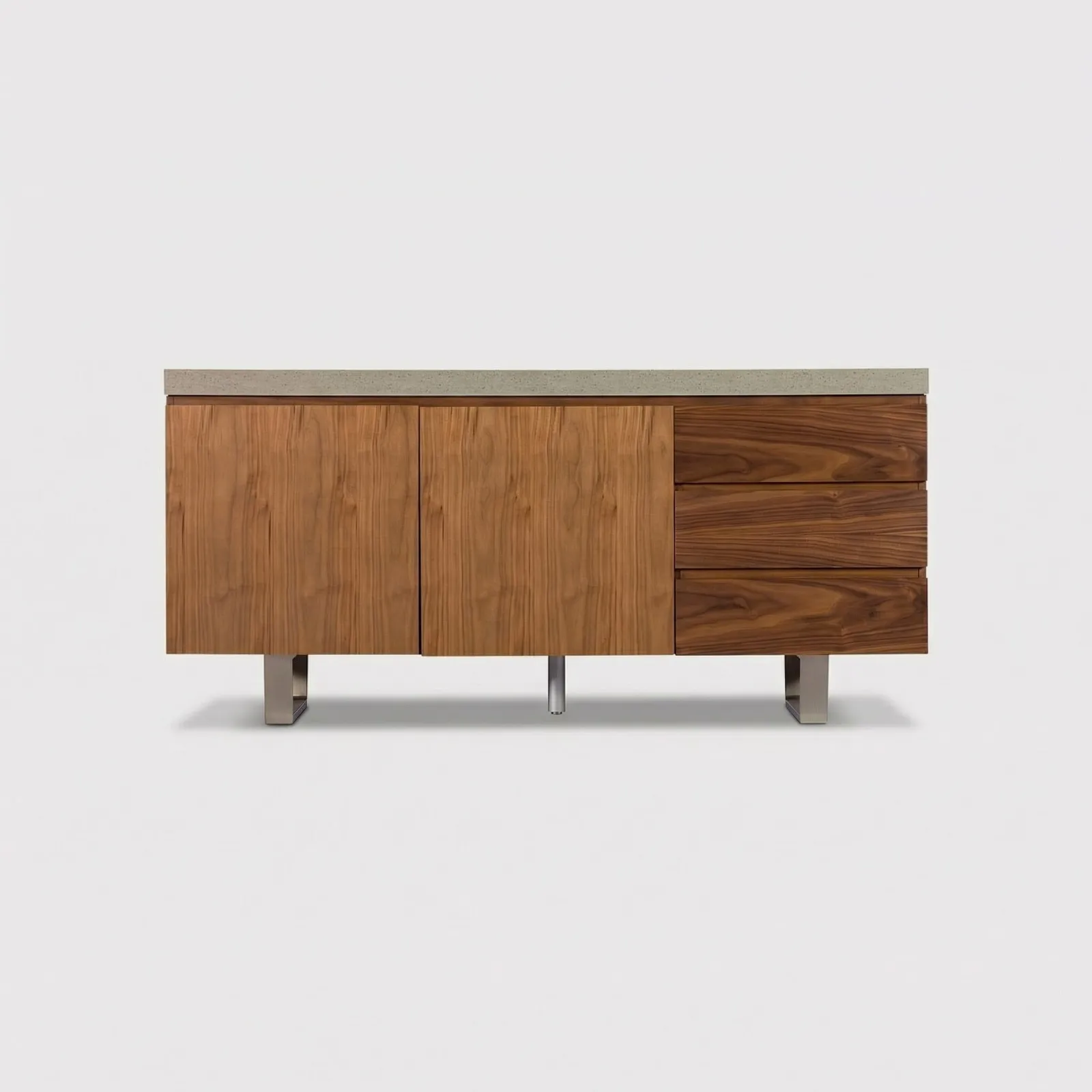 Tervola Wide Sideboard, Walnut Wood | Barker & Stonehouse